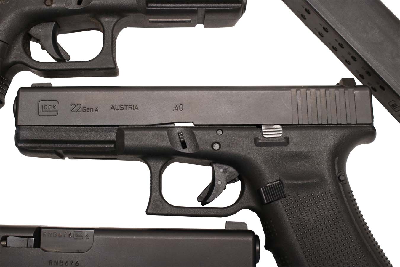 GLOCK 22 Gen4 40 S&W Police Trades (Good Condition)
